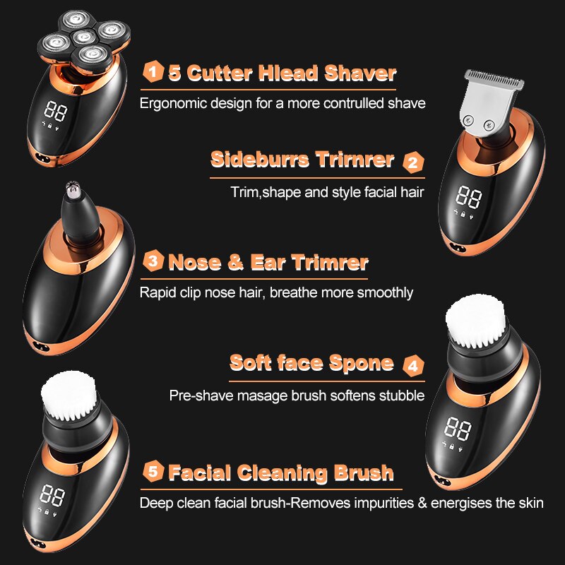 High Quality IPX7 Men's Electric Shaver