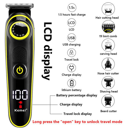 Multifunction Hair Clipper Trimmer