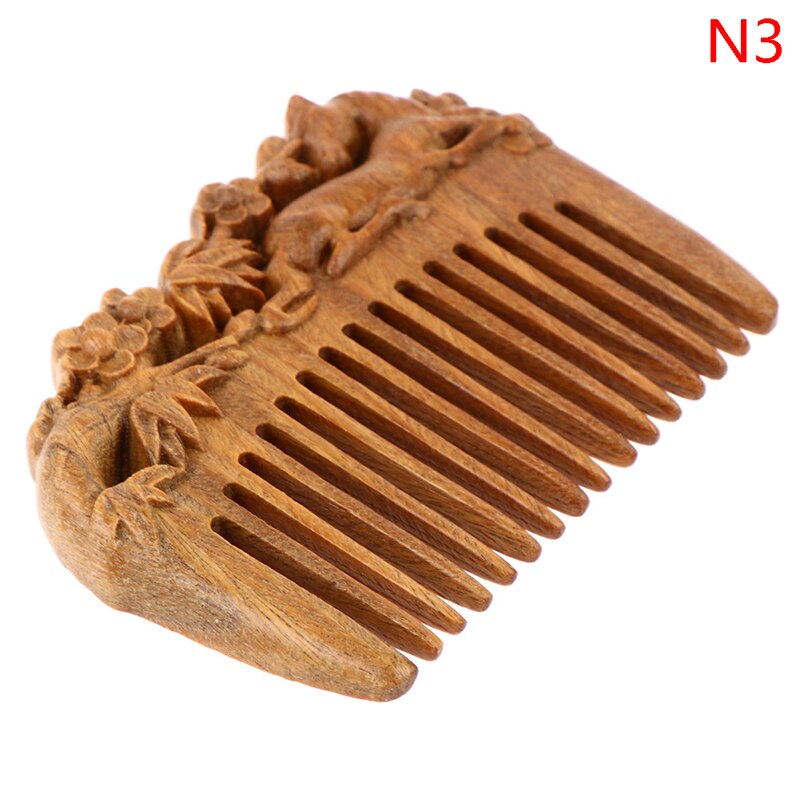 Pocket Comb Natural Peach Wood Small Comb