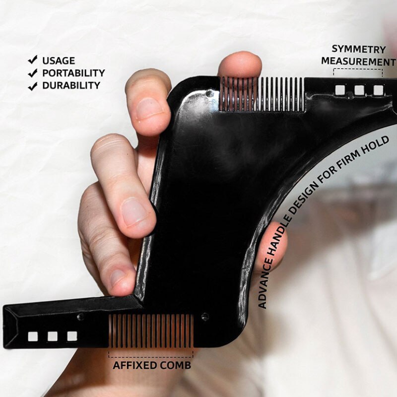 1pc Men Beard Shaping Styling Template Comb