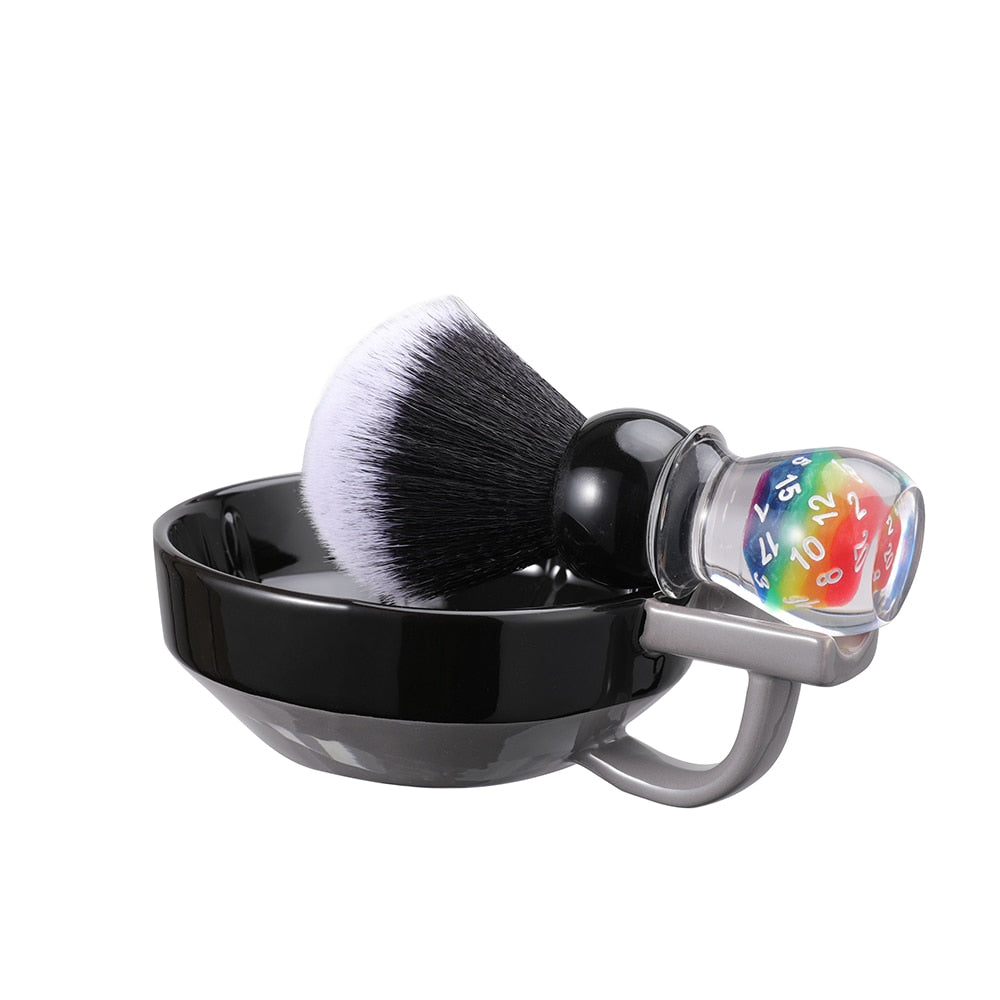 LIVEBEN Beard Soap Ceramics Brush Shaving Bowl