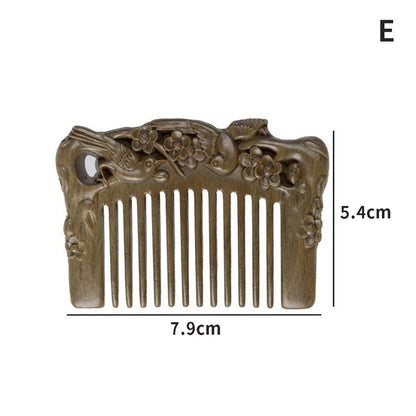 Pocket Comb Natural Peach Wood Small Comb