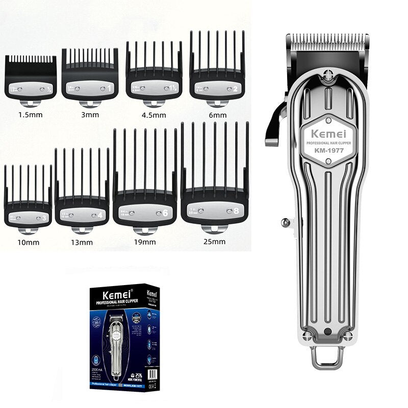 Professional Fade Hair Clipper Super Taper Electric Trimmer Cutter Haircut