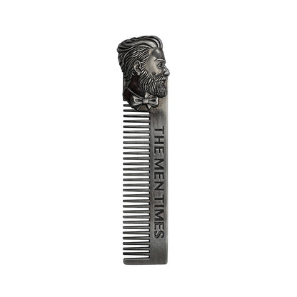 Unique Stainless Steel Beard Comb Portable Men Beard Wide Beard Shaping