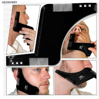 Men Beard Template StylingTool Double Sided