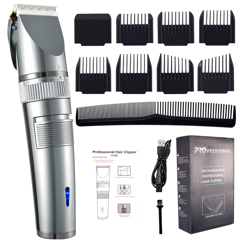 Professional Hair Trimmer Digital USB