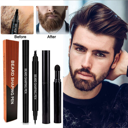 Beard Filling Pen Kit Four Prong Beard Filler Pencil