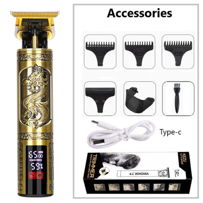 New Electric Hair Clipper Waterproof Beard Trimmer