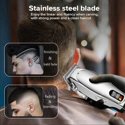 Aluminum Alloy Barber Master Hair Clipper Professional Adjustable Trimmer