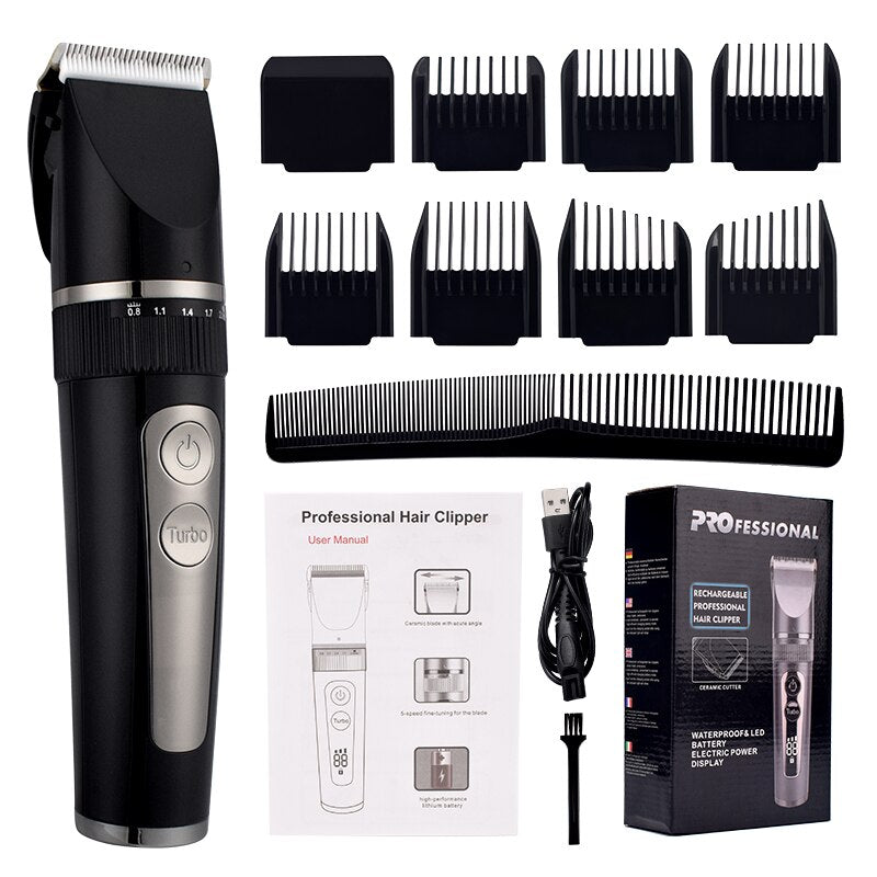 Hair Clipper For Men Rechargeable Electric