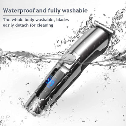 11 in 1 waterproof hair trimmer kit face beard body grooming kit