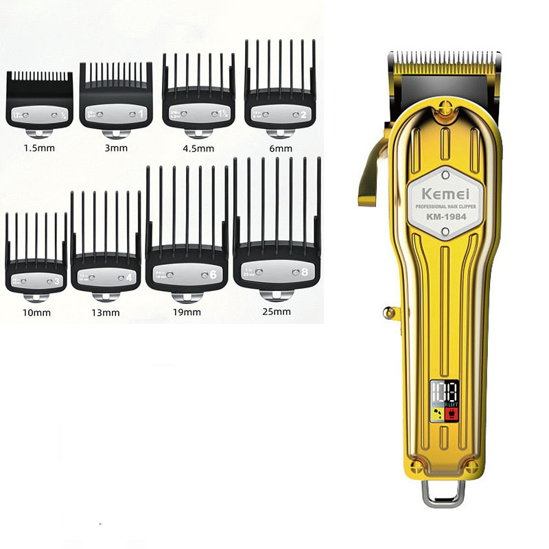 Professional Fade Hair Clipper Super Taper Electric Trimmer Cutter Haircut