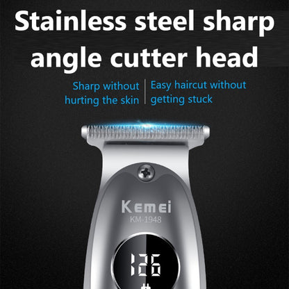 Electric Barber Full Metal Housing Hair Trimmer for Men