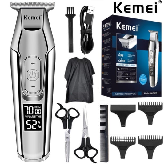 Professional Hair Clipper Beard Trimmer for Men Digital Hair Clipper