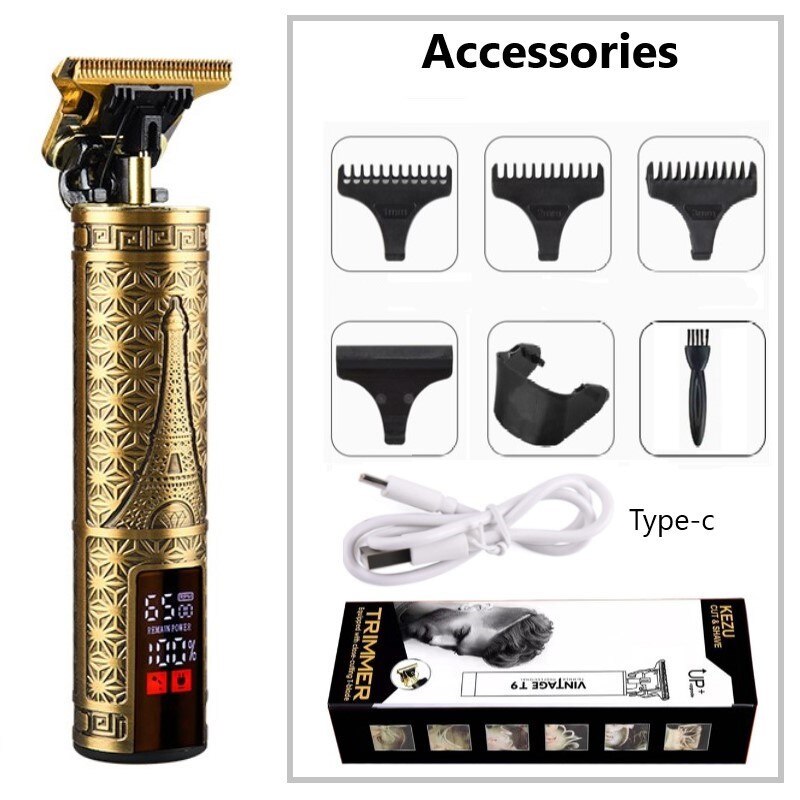 New Electric Hair Clipper Waterproof Beard Trimmer