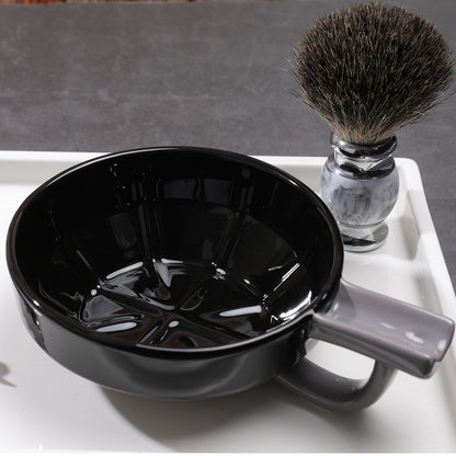 Beard Soap Ceramics Brush Shaving Bowl