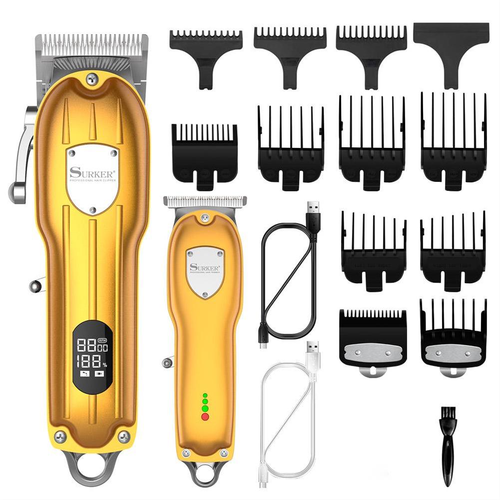 Hair Clippers combo kit Haircut Machine Adjustable