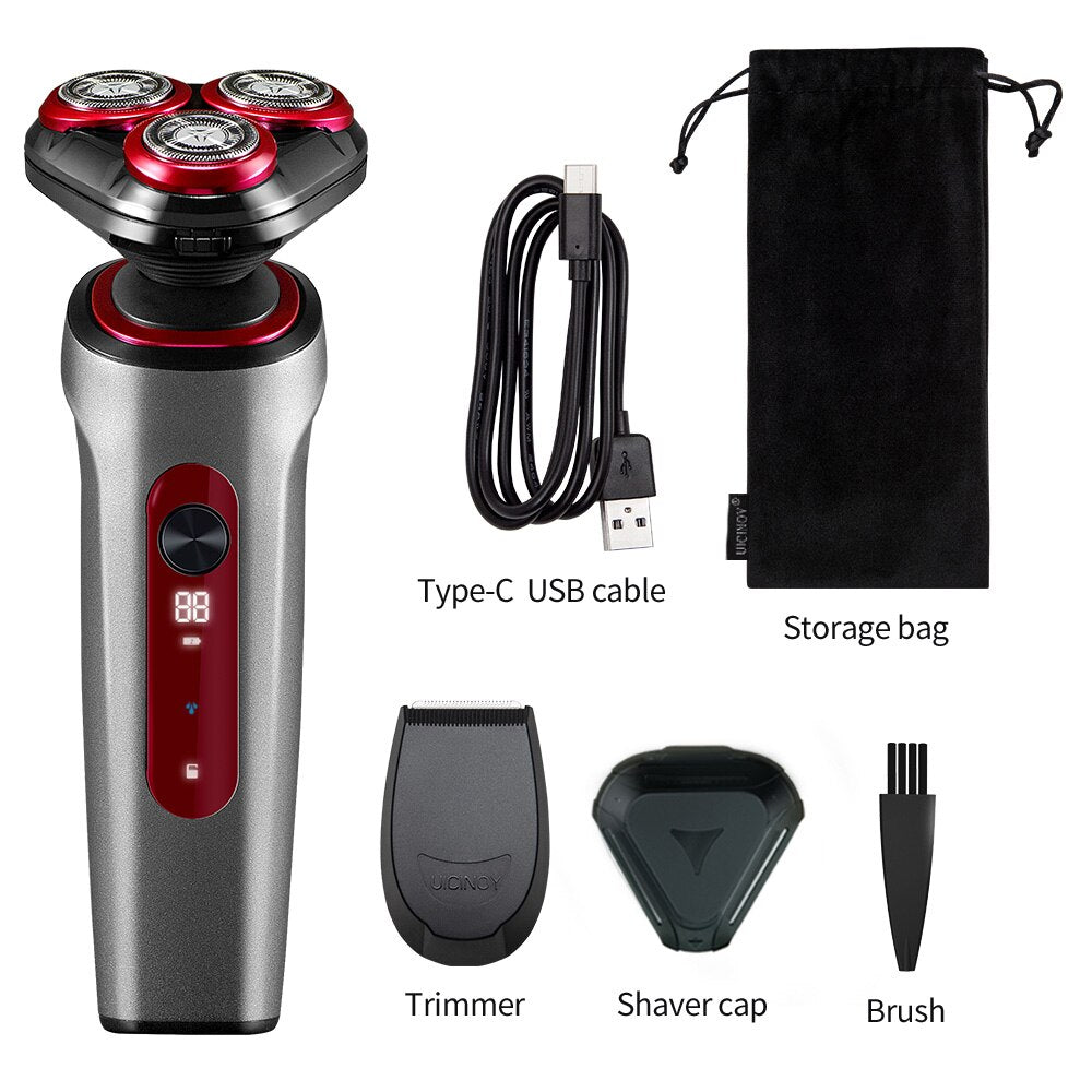 Electric Razor Men Shaver Rechargeable