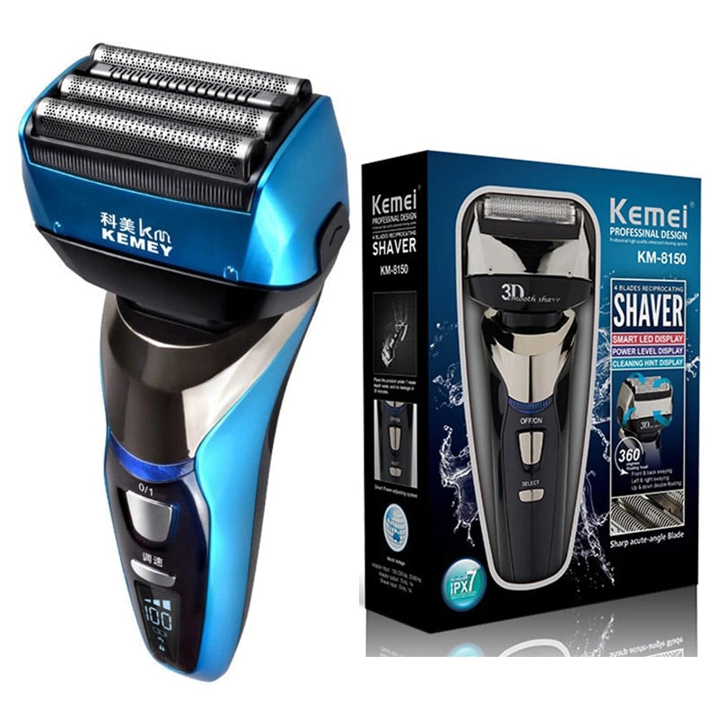 Rechargeable electric shaver beard razor