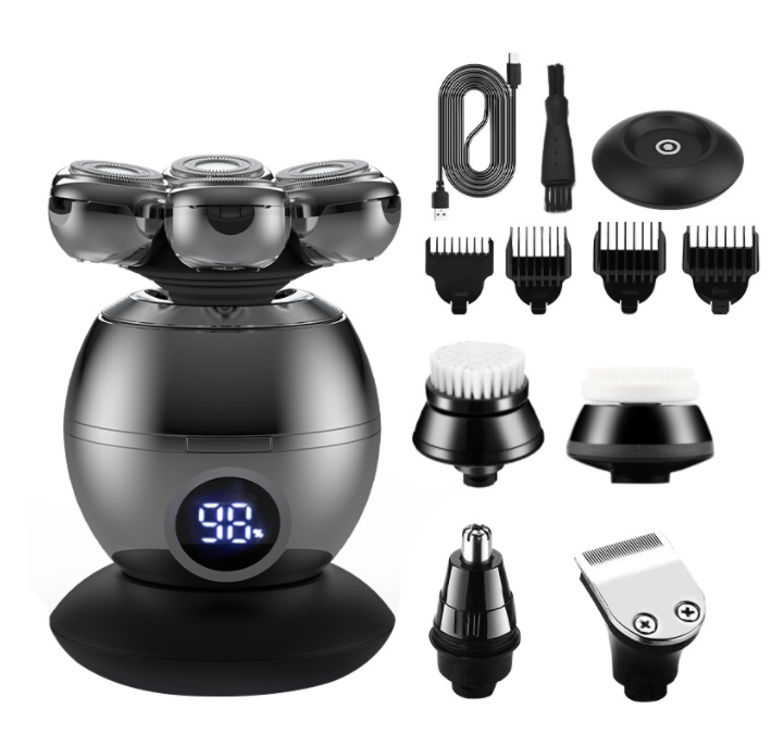 Men's Electric Shaver Floating Head  USB Charging Dock Shaving