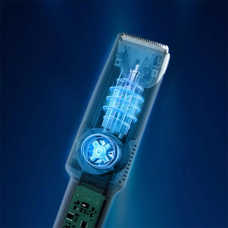 Baby Electric Vacuum Hair Trimmer Clipper USB Rechargeable Cutter