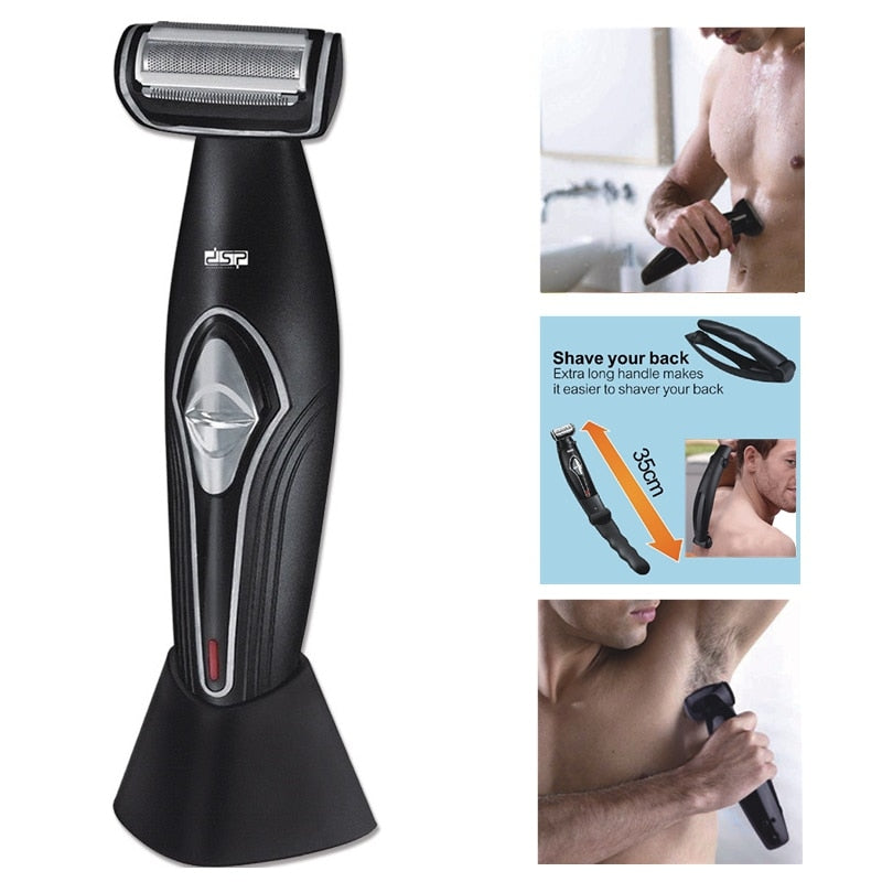 Facial Body Back shaving electric razor wet dry electric shaver