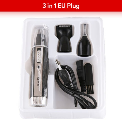 4 in 1 Rechargeable Men Electric Nose Ear Hair Trimmer Painless trimming