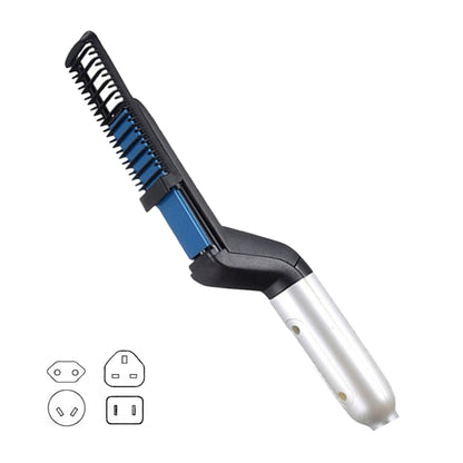 Multifunctional Electric Hair Comb Brush Beard Straightener