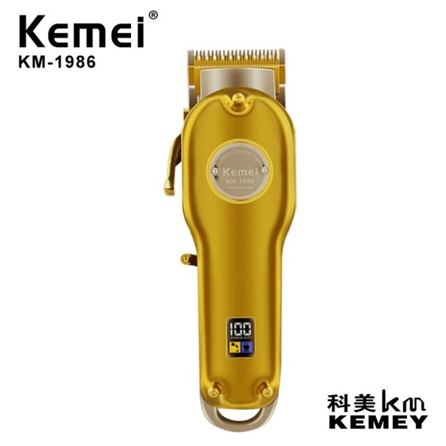 Kemei professional barber clipper hair trimmer electric shaver