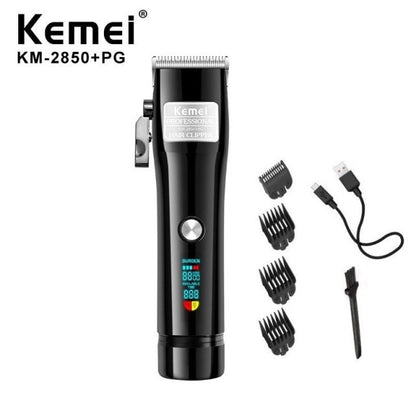 Kemei professional barber clipper hair trimmer electric shaver