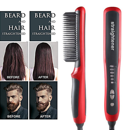 Multifunctional Men Beard Straightener Comb