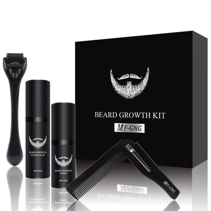 Beard Growth Kit Barber Hair Growth Enhancer Set Beard
