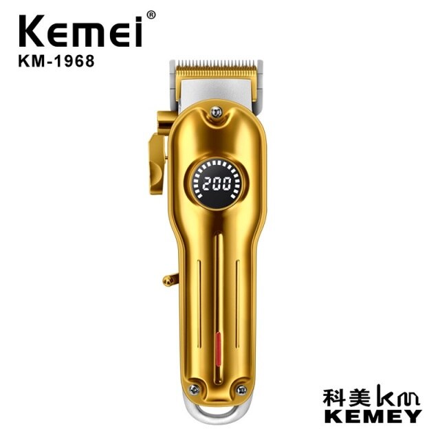 Kemei professional barber clipper hair trimmer electric shaver