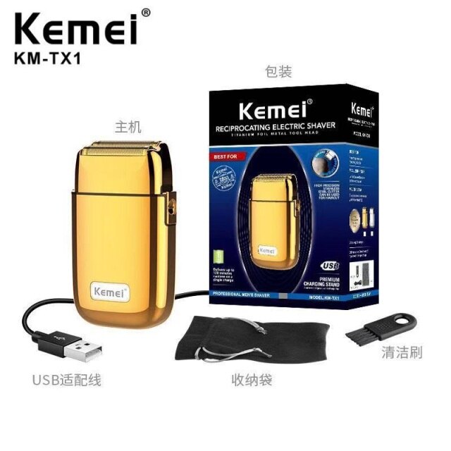 Kemei professional barber clipper hair trimmer electric shaver