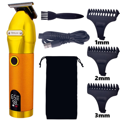 Barber Shop Hair Clipper Professional Rechargeable Hair Trimmer Men Cordless Beard