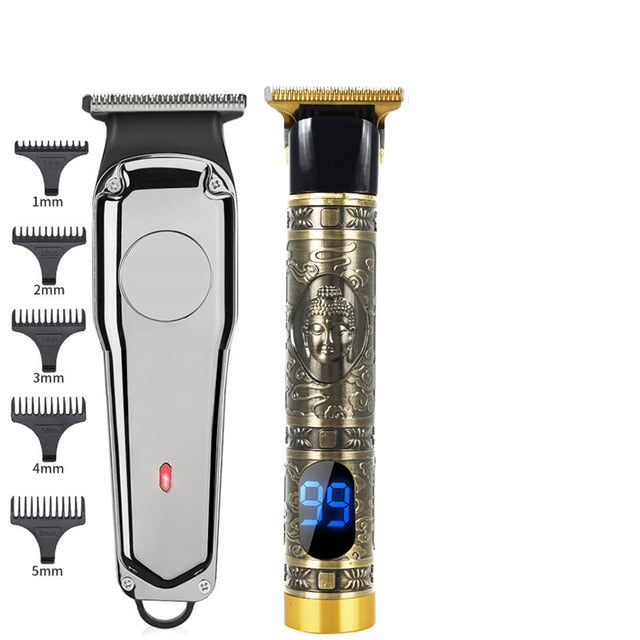 Professional Barber Hair Clipper Rechargeable