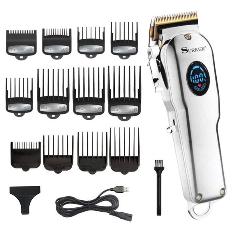 Cordless powerful hair clipper professional hairdressing hair trimmer