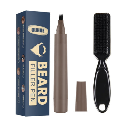 Beard Filling Pen Kit Men Waterproof Mustache Pencil Filler Shaping