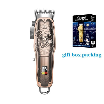 Kemei professional barber clipper hair trimmer electric shaver