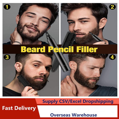 Beard Pen Beard Filler Pencil And Brush Beard Enhancer