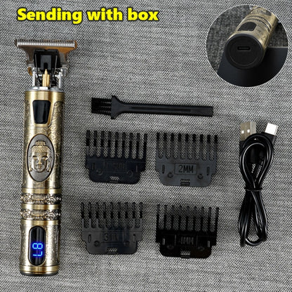 USB Electric Hair Clippers Rechargeable Shaver Beard Trimmer