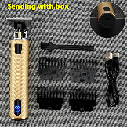 USB Electric Hair Clippers Rechargeable Shaver Beard Trimmer