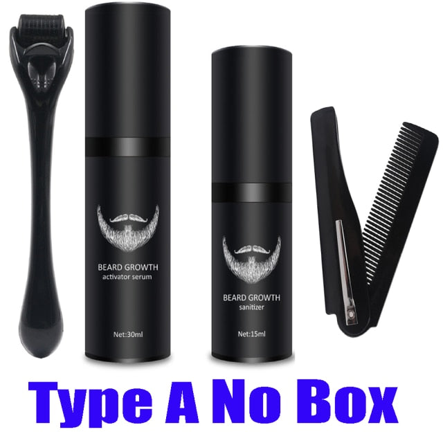 Beard Care Beard Grooming Beard Growth Kit Men Grooming Gift