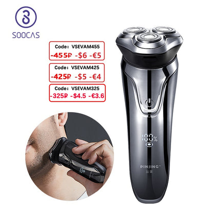 Electric Shaver Razor Washable Shaving Machine