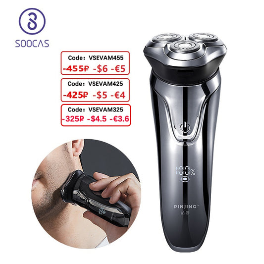 Electric Shaver Razor Washable Shaving Machine