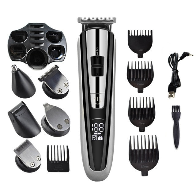 Electric Hair Clipper kemei hair trimmer for man electric shaver beard