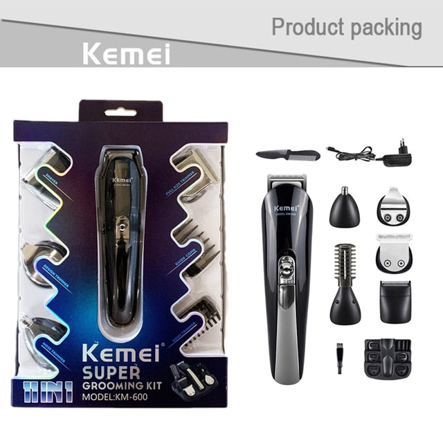 Electric Hair Clipper kemei hair trimmer for man electric shaver beard