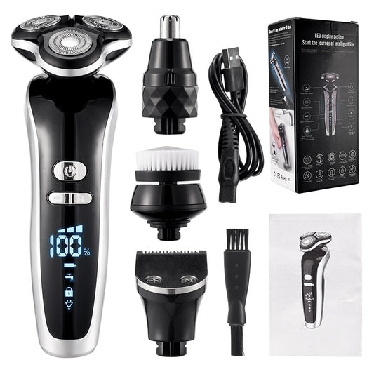 New Electric Shaver For Men 4D Electric Beard Trimmer USB Rechargeable