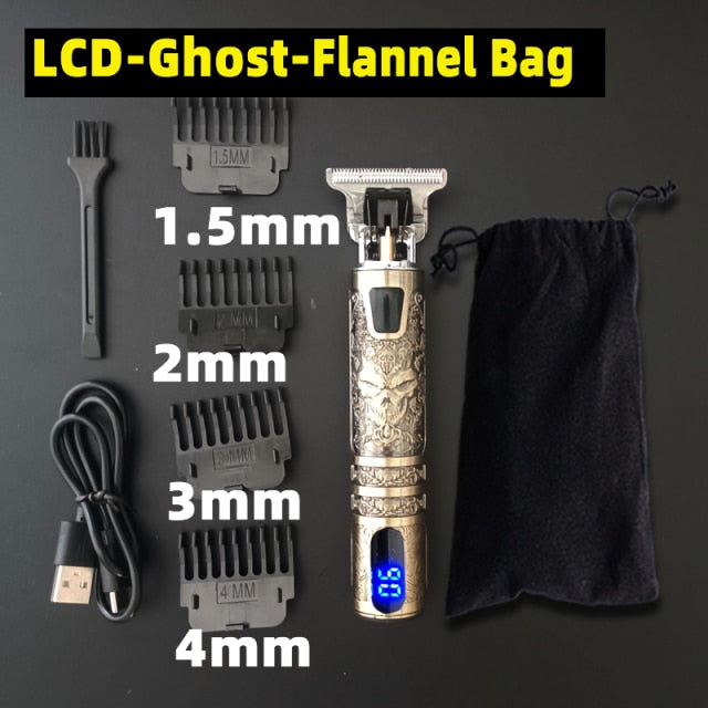 Electric Hair Clipper Rechargeable 0mm Shaver