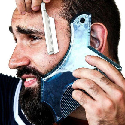 Men Beard Shaping Styling Template Beards Beauty Tool for Beard